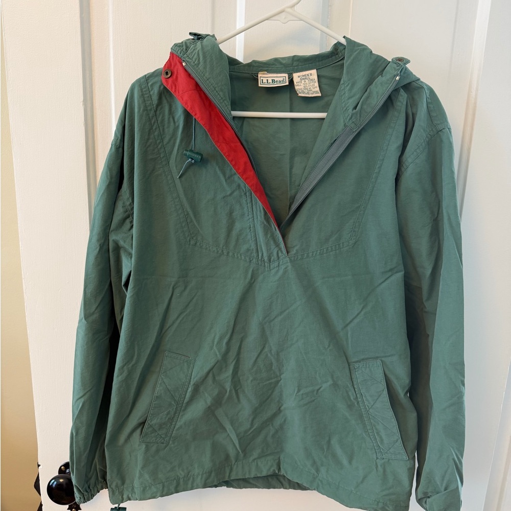 Vintage L.L. Bean Green Anorak Jacket